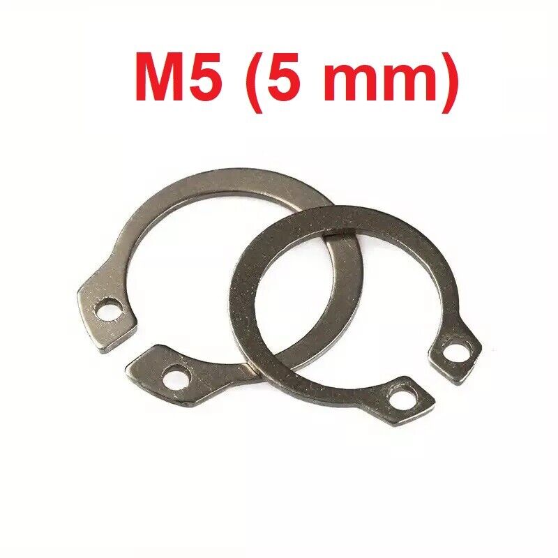 Sicherungsring M5 bis M20 DIN 471 Außen, Seegering, Edelstahl A2, 5mm - 20mm