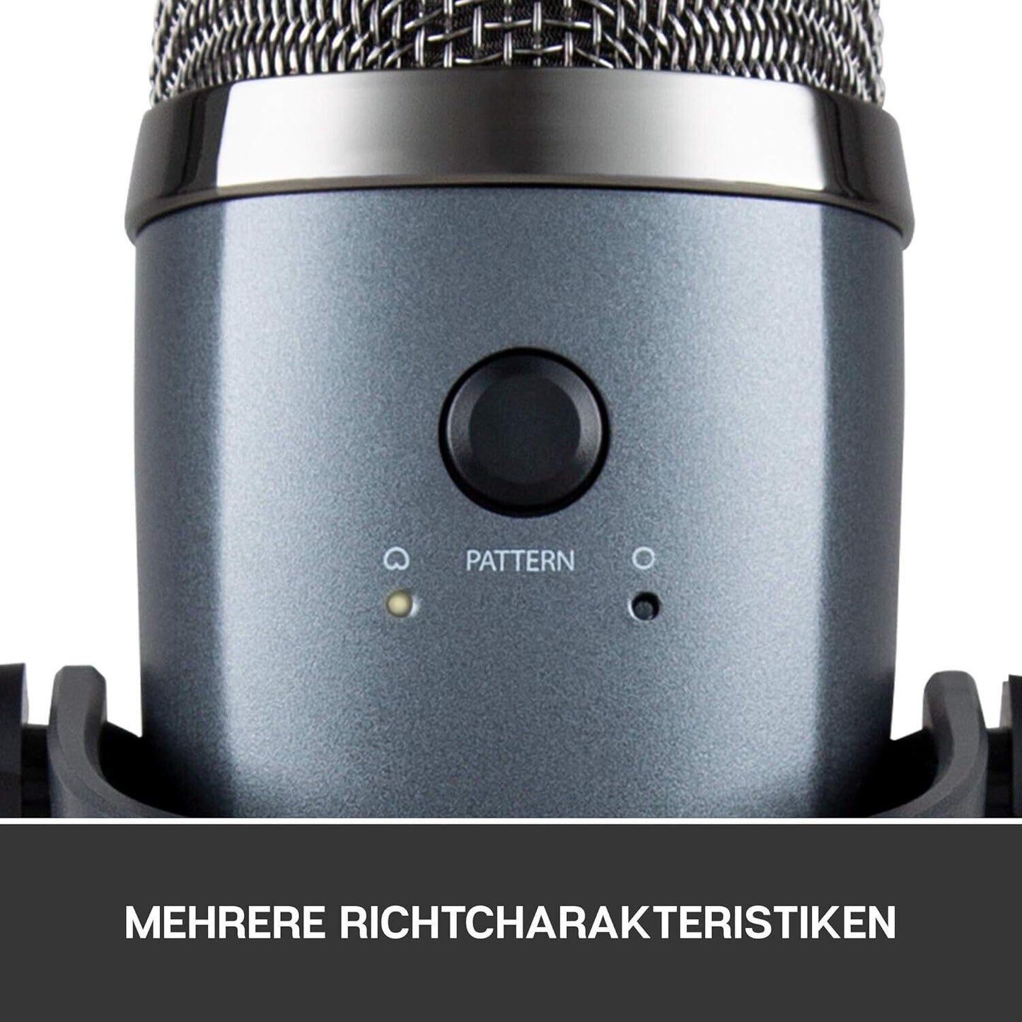 Blue Yeti Nano Premium USB-Mikrofon für Aufnahmen, Streaming, Gaming, Podcasting