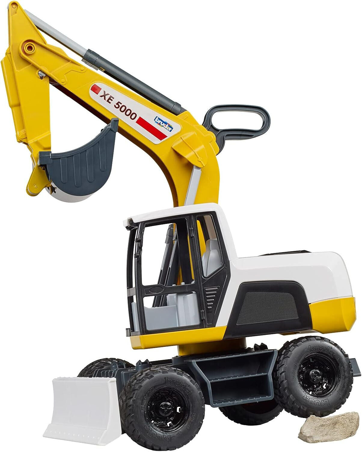 bruder 03413 - Mobilbagger 1:16 Fahrzeuge, Spielzeug Bagger, Sandbagger, Kinder