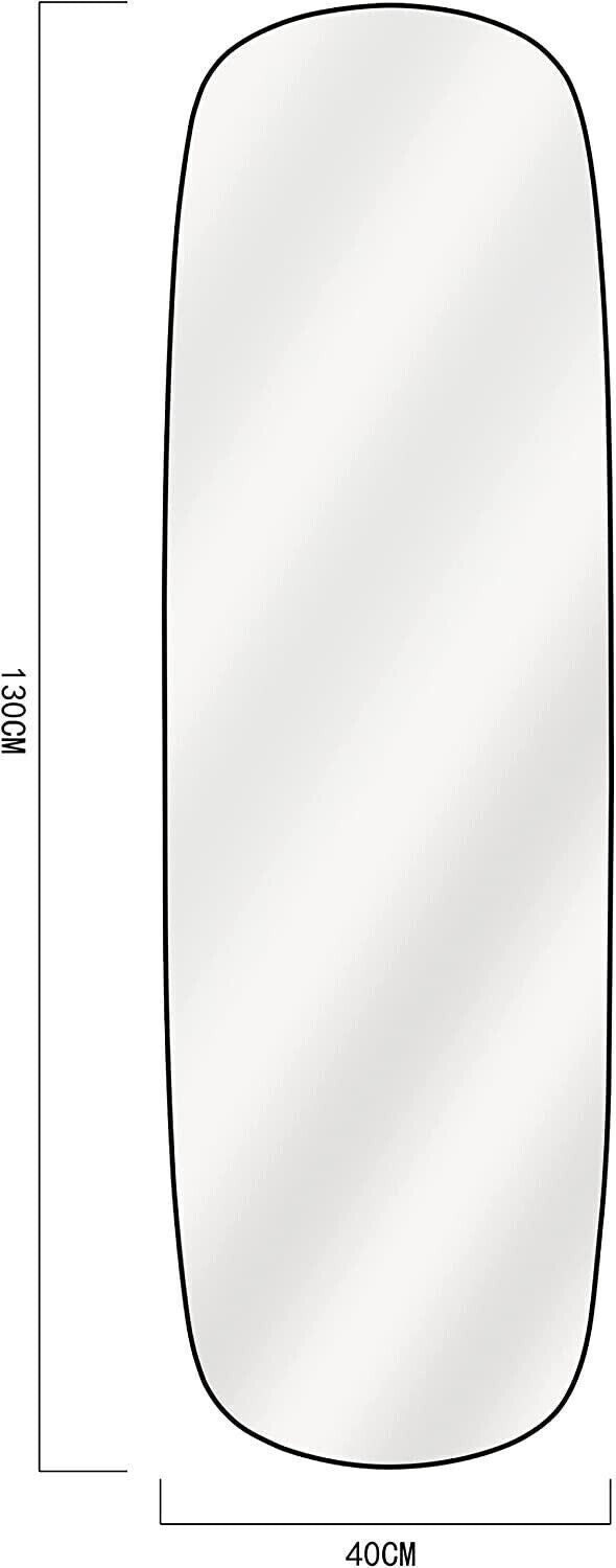 Wandspiegel Spiegel Ovale Bloom 40 x 130cm Hängespiegel Wandspiegel Groß schwarz