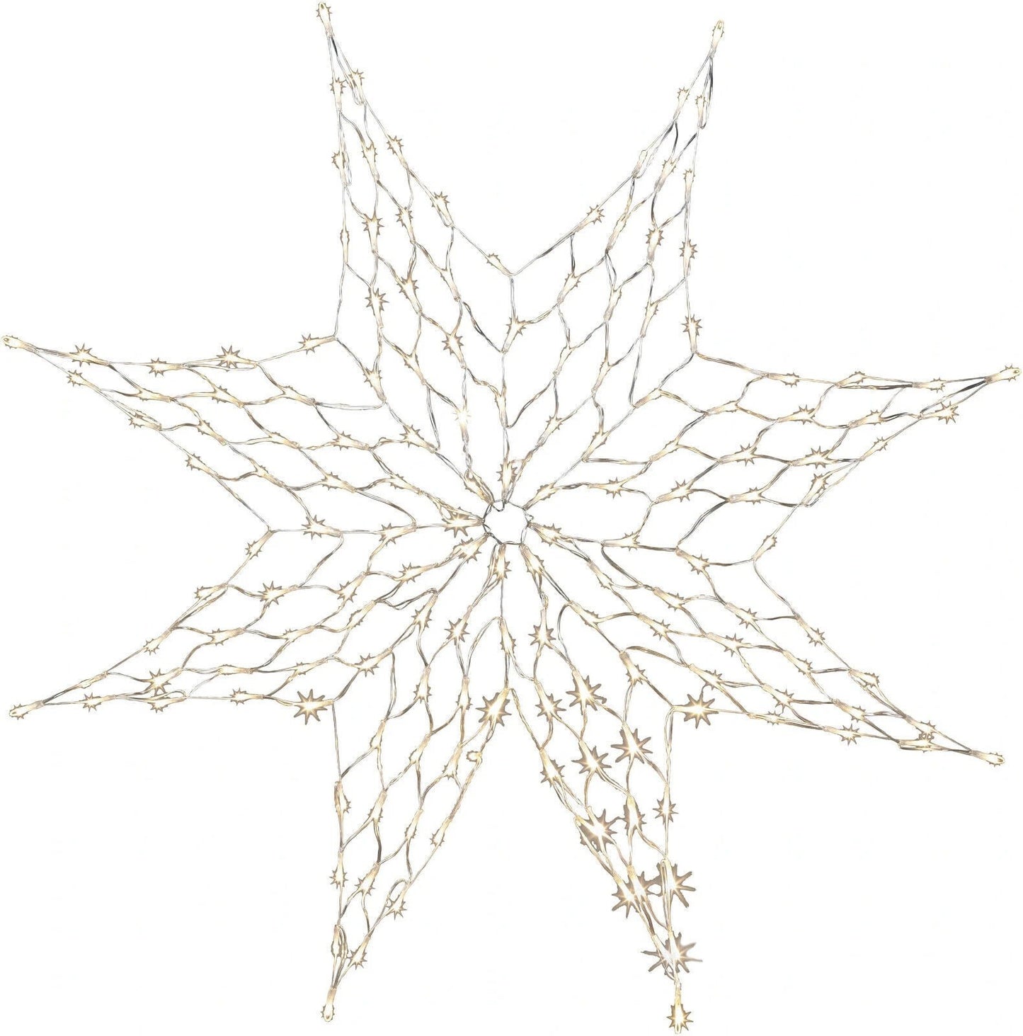 LED-Netz "Star" 160 LEDs LED Lichterkette Weihnachtsdeko Advent Dekoration