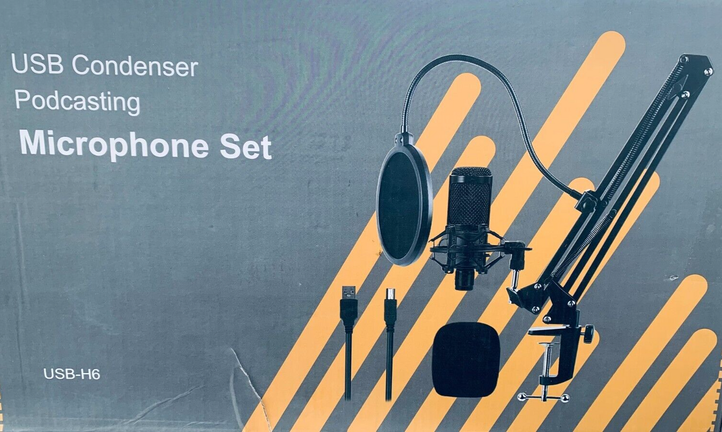 Jelly Comb USB Kondensatormikrofon Set