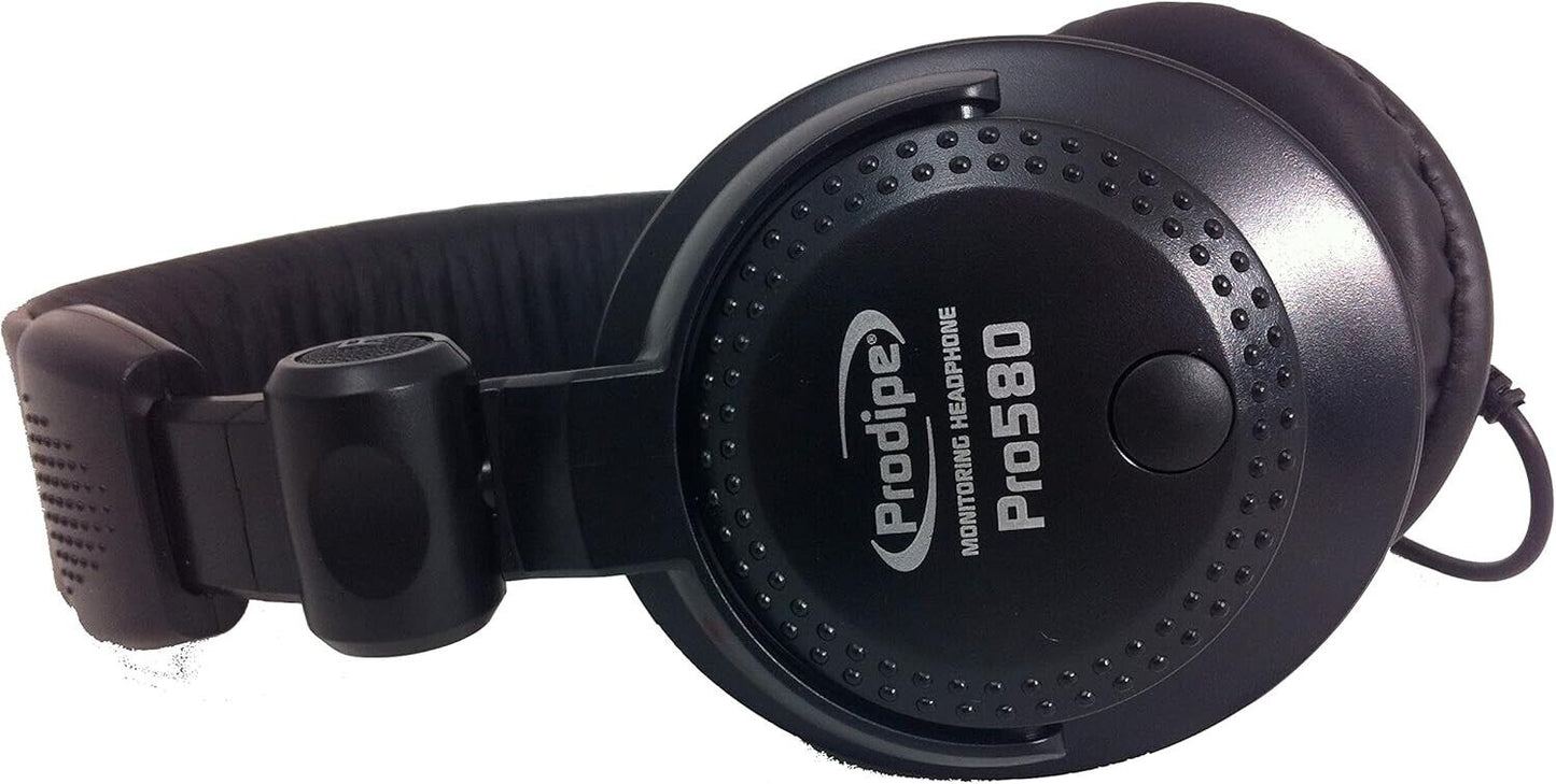 PRODIPE PRO580 KLASSE KOPFHÖRER FÜR WENIG EURO OVER EAR KABEL EINSEITIG DJ WOW!