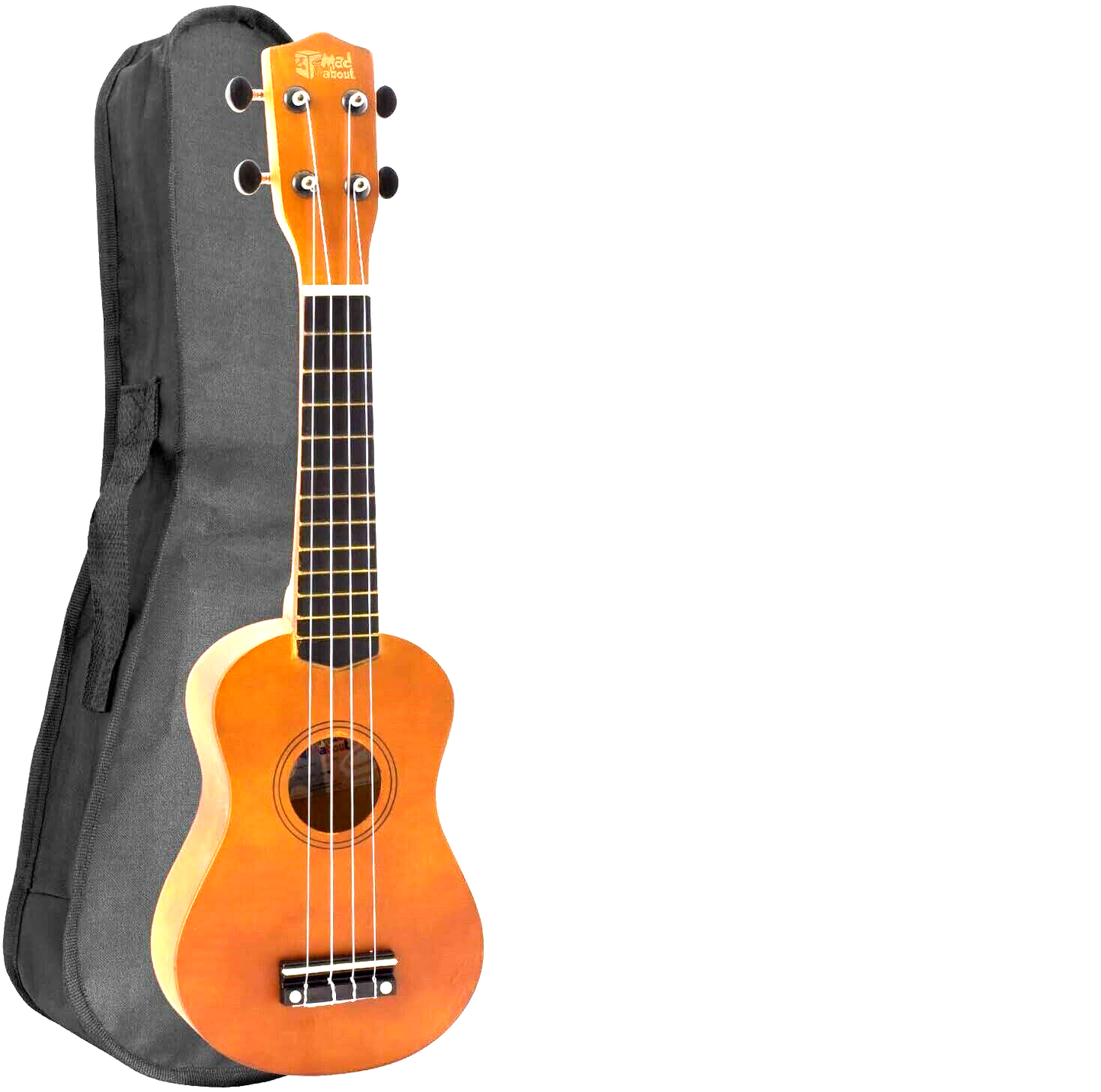 Mad About SU8-NT Sopran-Ukulele in Natur mit einer GRATIS Gigbag