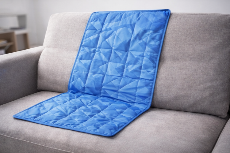 Kühlmatte 2er Set Bett Sofa Kühlauflage Sommer Hitze Home Office