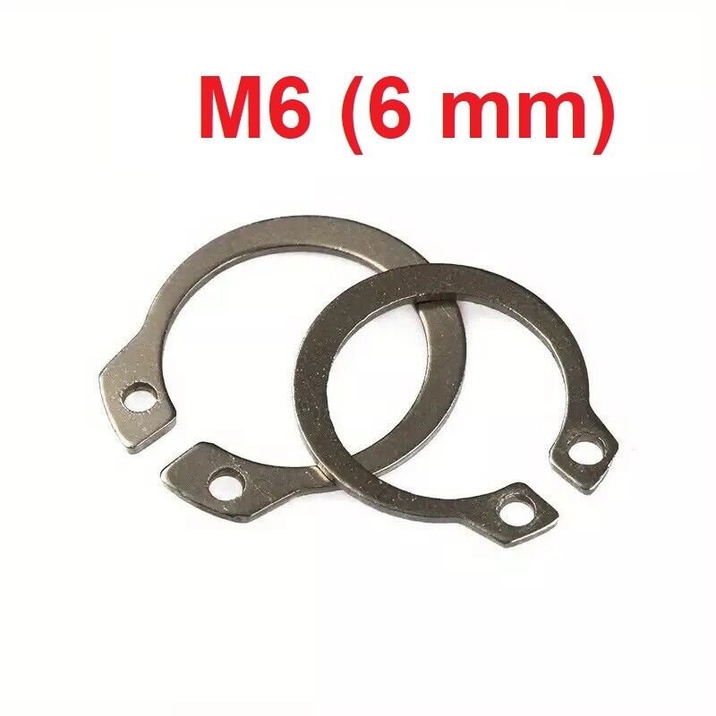 Sicherungsring M5 bis M20 DIN 471 Außen, Seegering, Edelstahl A2, 5mm - 20mm