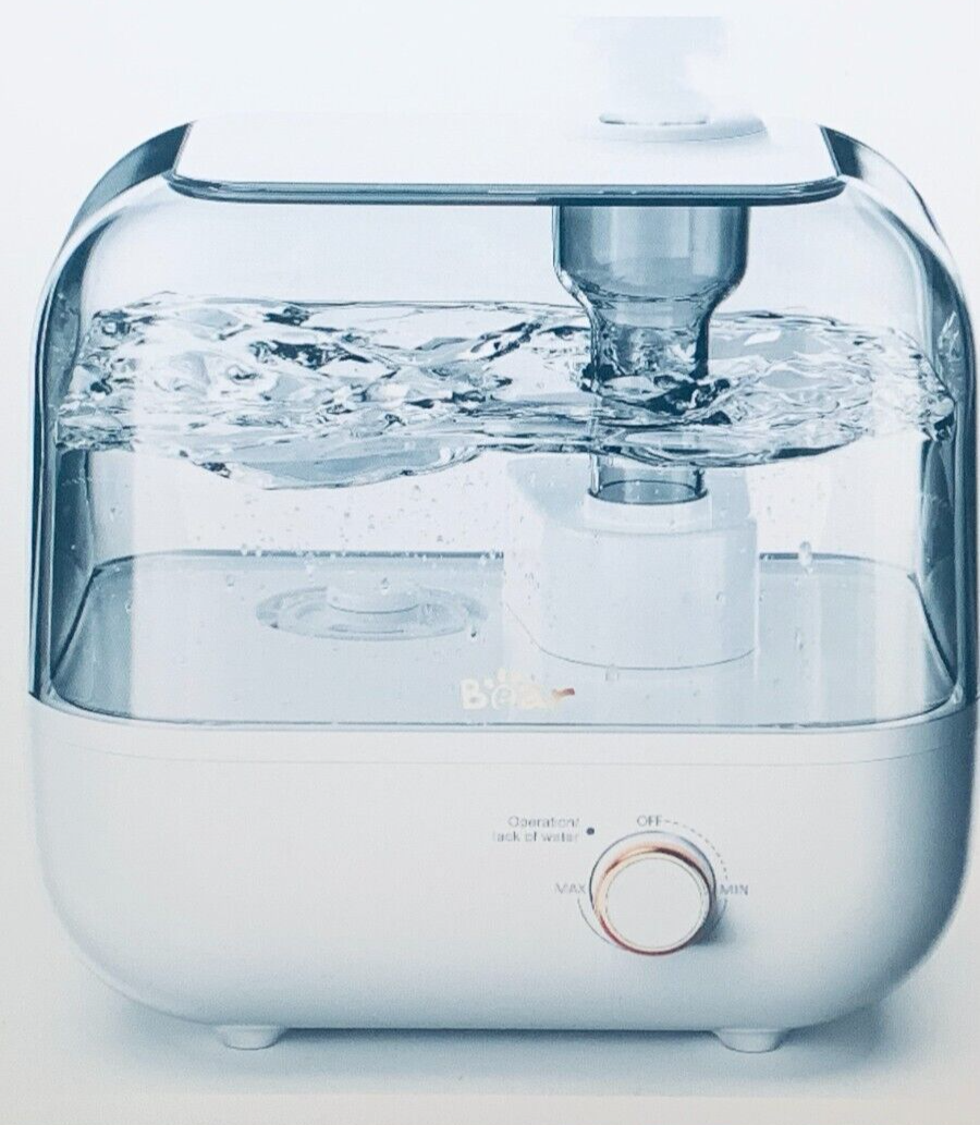 BEAR 5L Top-Füllung Luftbefeuchter,360° Dehbarer Dampfdüse,28dB Ultraleise