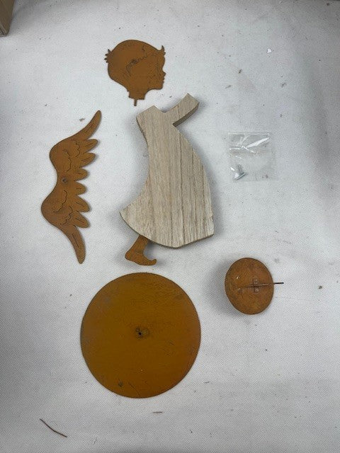 Kerzenhalter dekofigure Engel Holz, 30cm