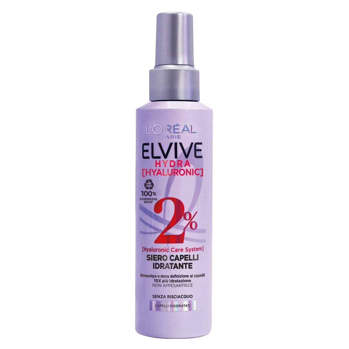 L'Oréal Paris Elvive Hydra Hyaluronic Haarspray mit 2% Hyaluronic Care System, o