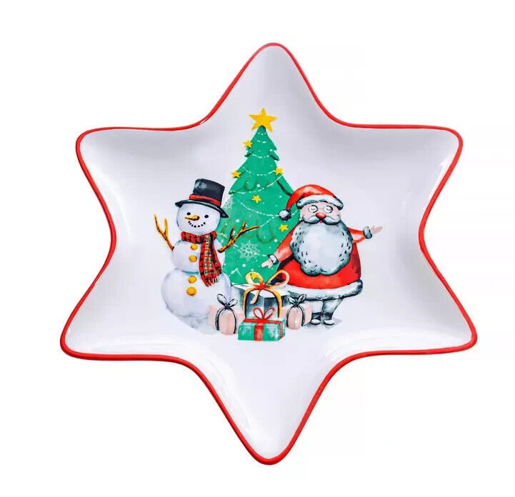 teller weihnachtsfreude in sternform