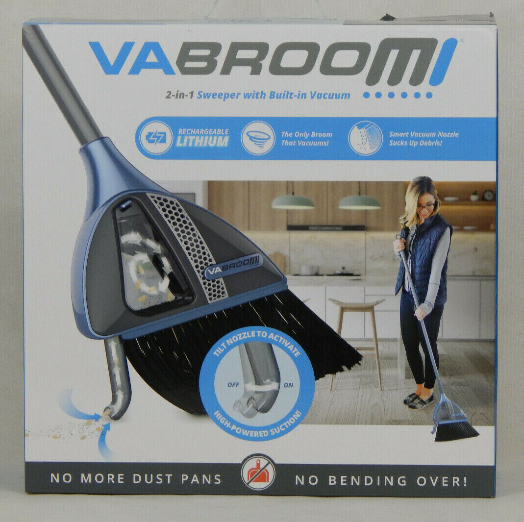 Livington VaBroom elektrischer Kehrbesen Kehren – saugen – sauber! Akkusauger