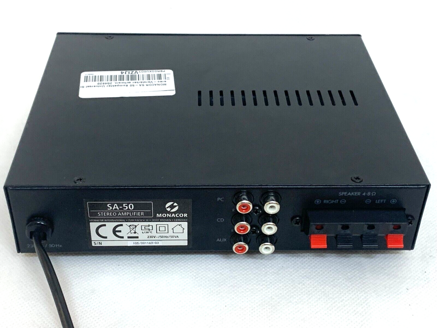Monacor Kompakter Universal-Stereo-Verstärker 50Wmax SA-50