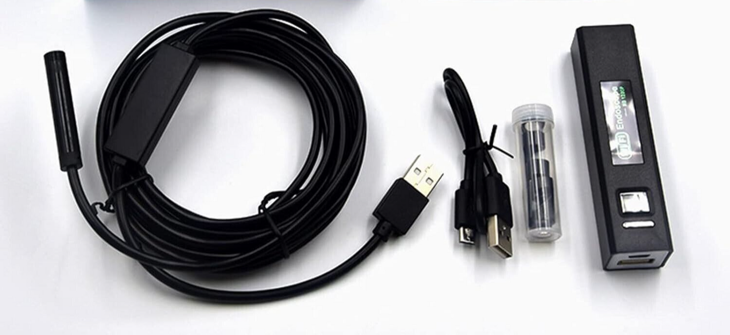 Drahtloses Endoskop 1080P HD WiFi Endoskop, Inspektionskamera mit Dual Lens USB