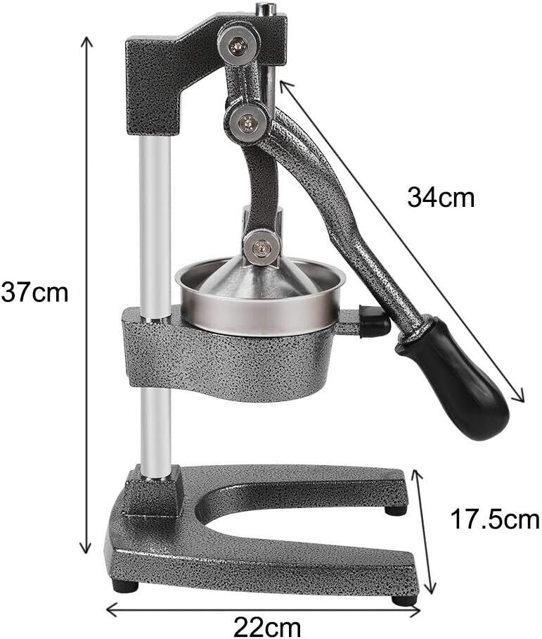 DAWOO Saftpresse Manuell - Professioneller Zitruspresse Edelstahl Manuelle Orang