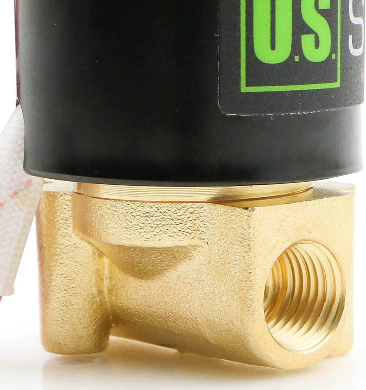 U.S. Solid 1/4" G 12 V DC Messing Magnetventil Direktgesteuert für Wasser Luft G