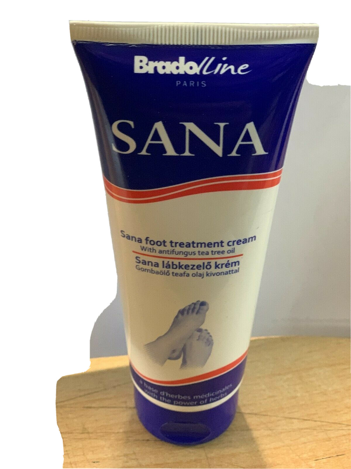 2 mal Sana Fußpflegecreme mit Fungizid Teebaumöl 100ml