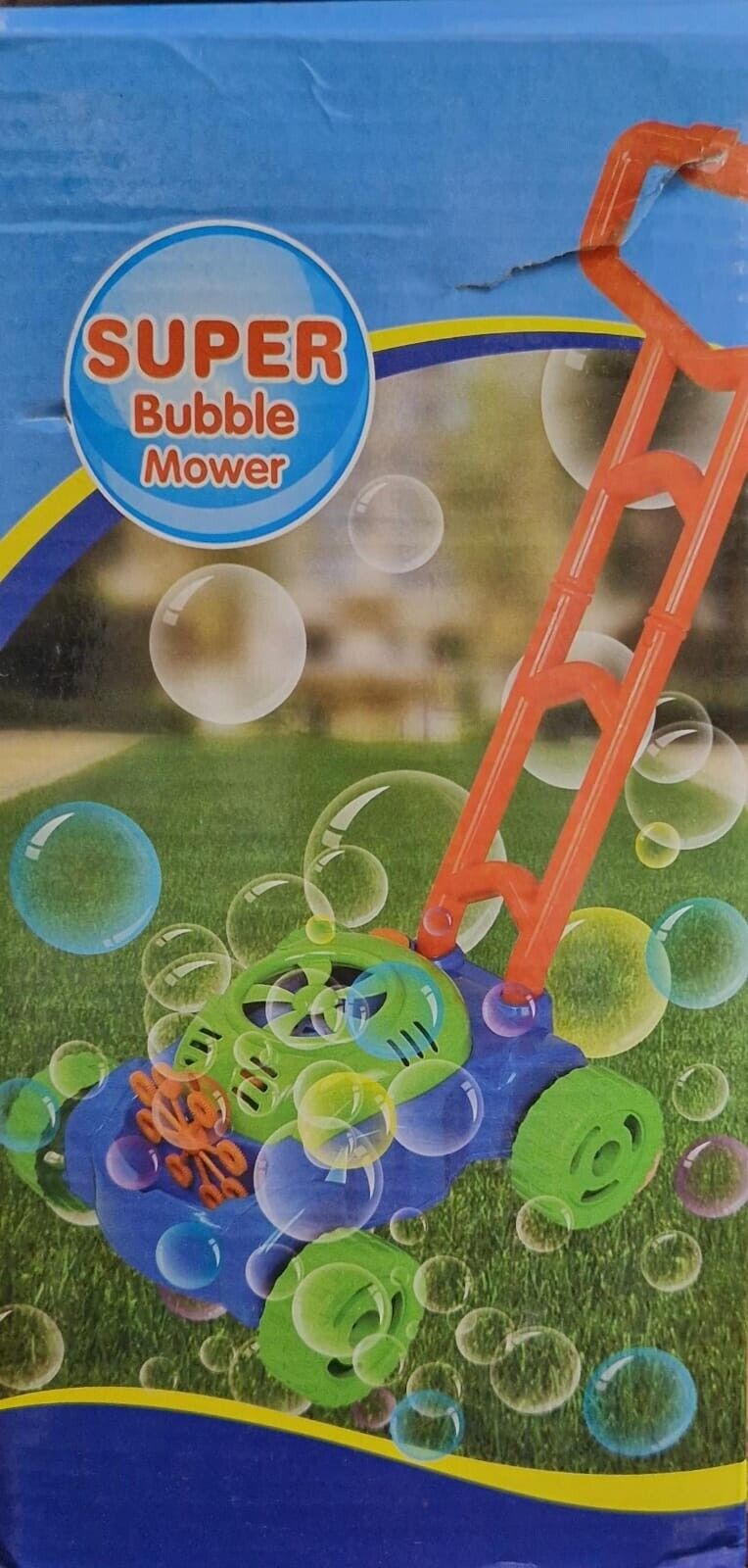 Seifenblasen Spielzeugrasenmäher