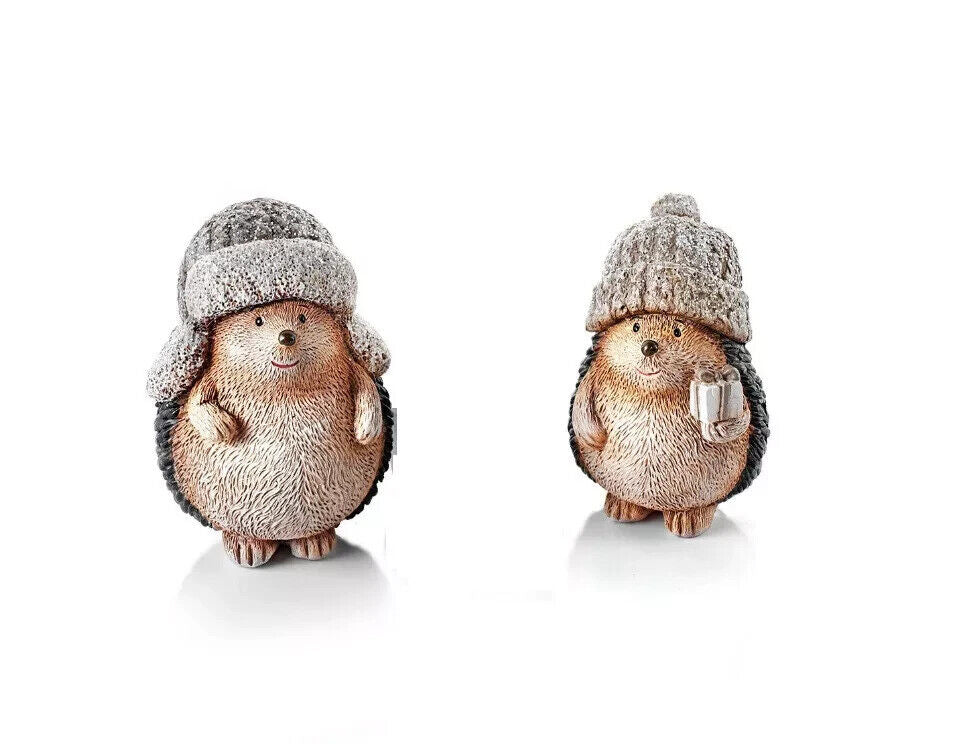 Igelfamilie Bommel Weltbild niedliches Trio Igel Deko 10cm 3erSet Braun