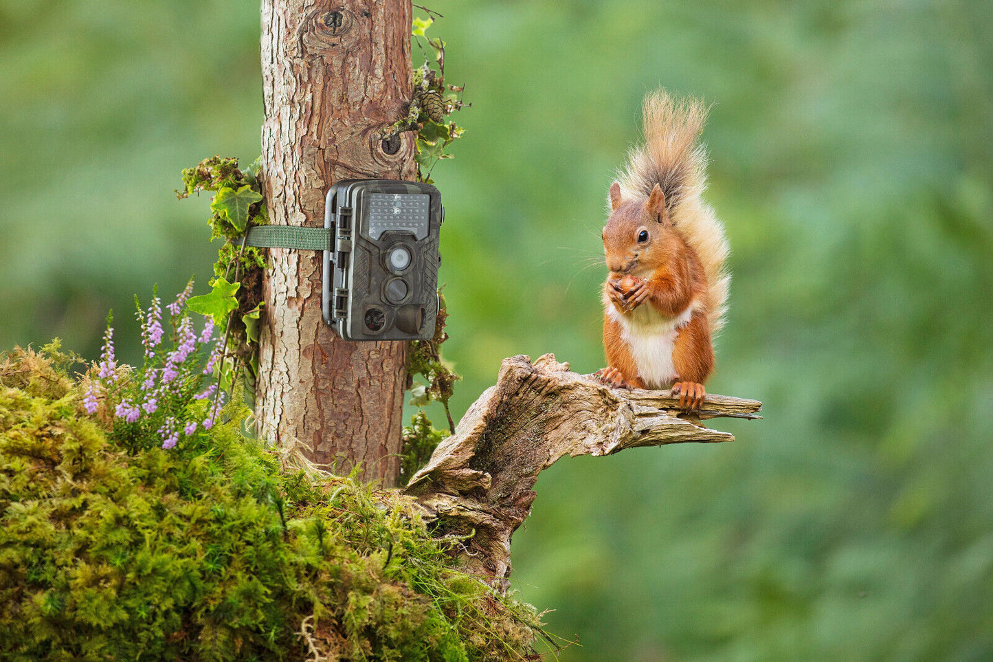 Wildkamera Infrarottechnik Bilder & Videos bei Nacht ohne Blitz Staubdicht