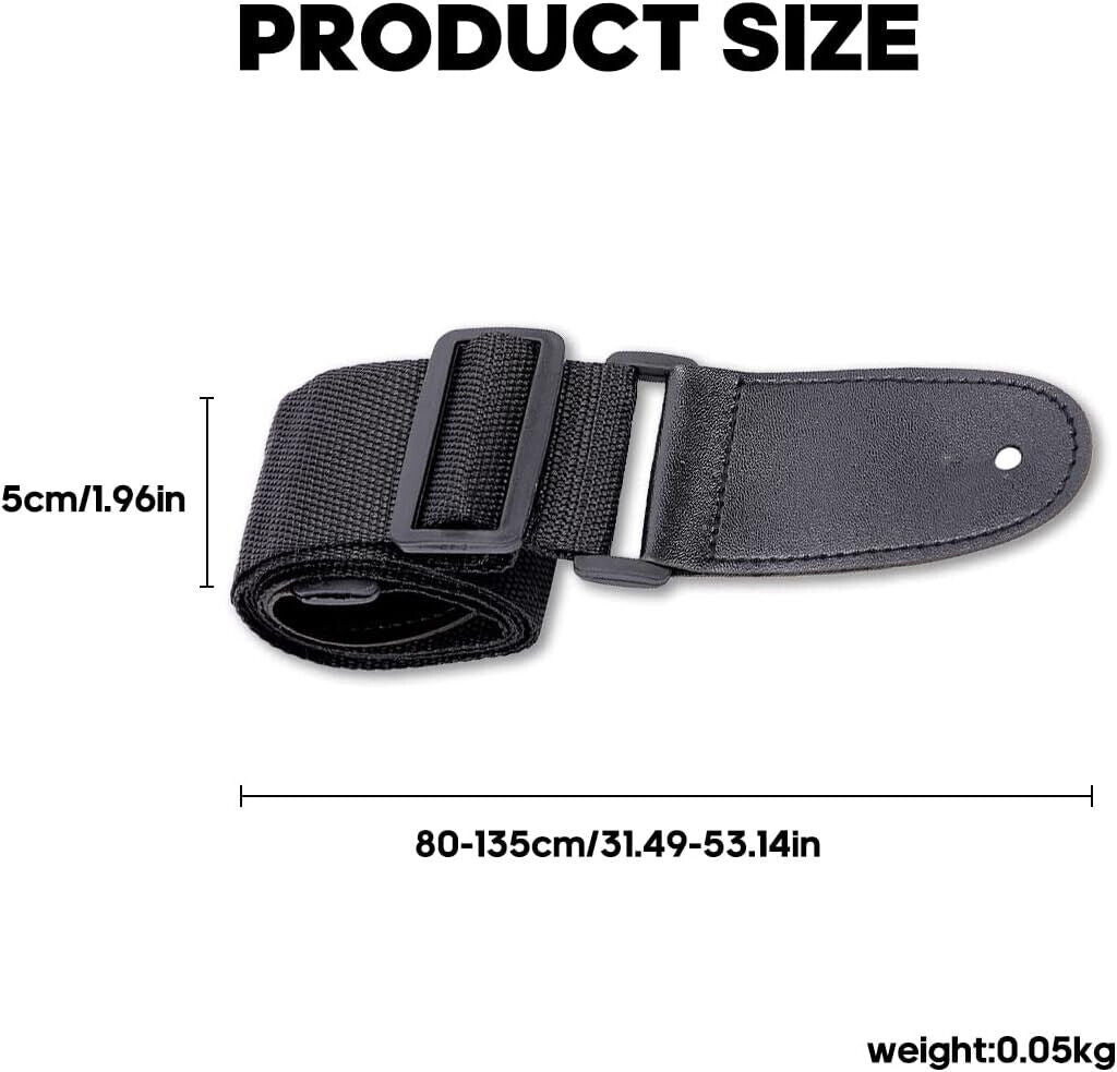 Gitarrengurt Verstellbarer Baumwolle Gitarren-Gurt Gitarrenband für E-Gitarre