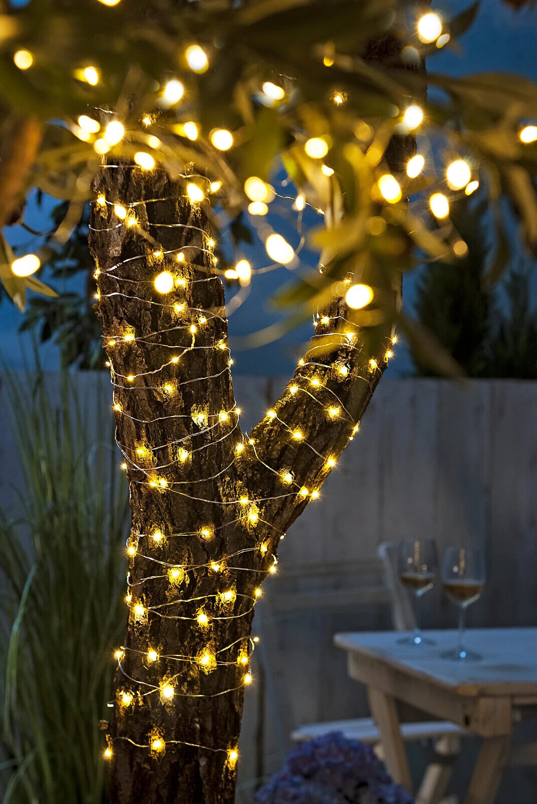 Solar-Lichterkette "Classic Garden" 10m 2er-Set LED Garten Deko Gartendekoration