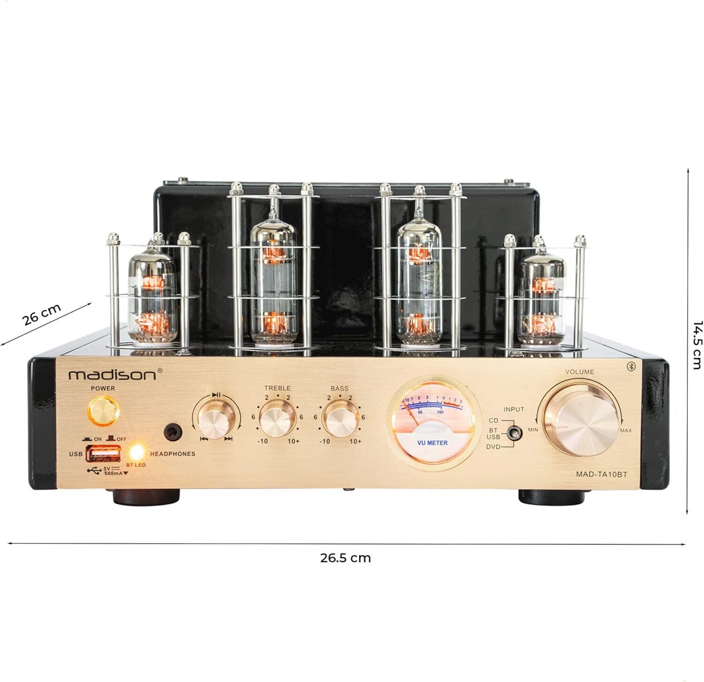 MADISON MAD-TA10BT STEREO RÖHRENVERSTÄRKER 2x25W