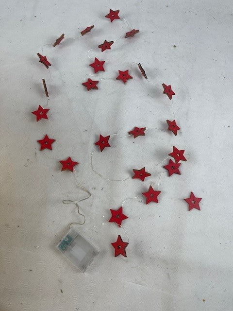 LED-Lichterkette "Red Stars"