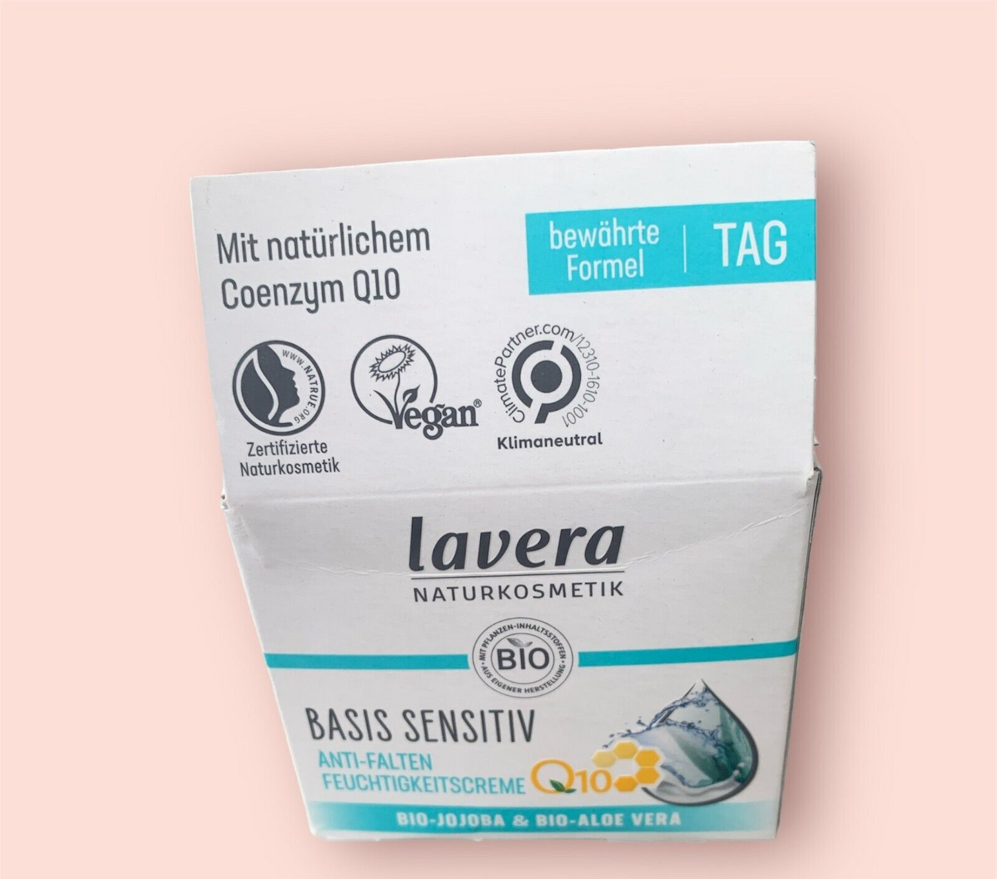 lavera Feuchtigkeitscreme Q10 - reduziert Falten - feuchtigkeitsspendend - Anti