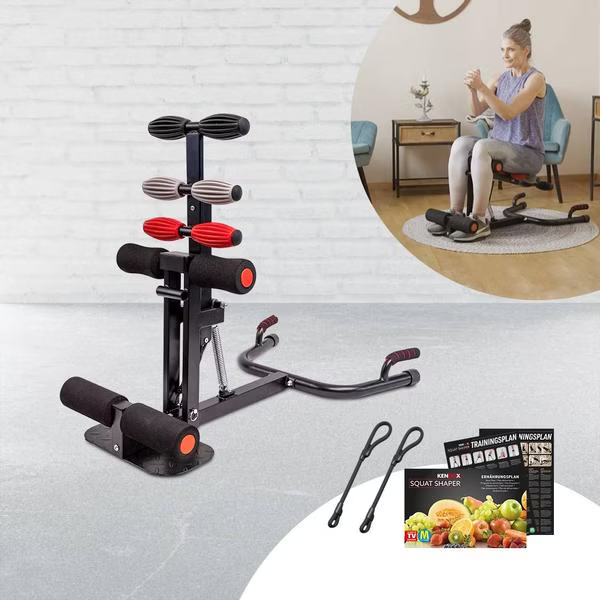 Kendox Squat Shaper Kniebeugentrainer inkl. Zubehör