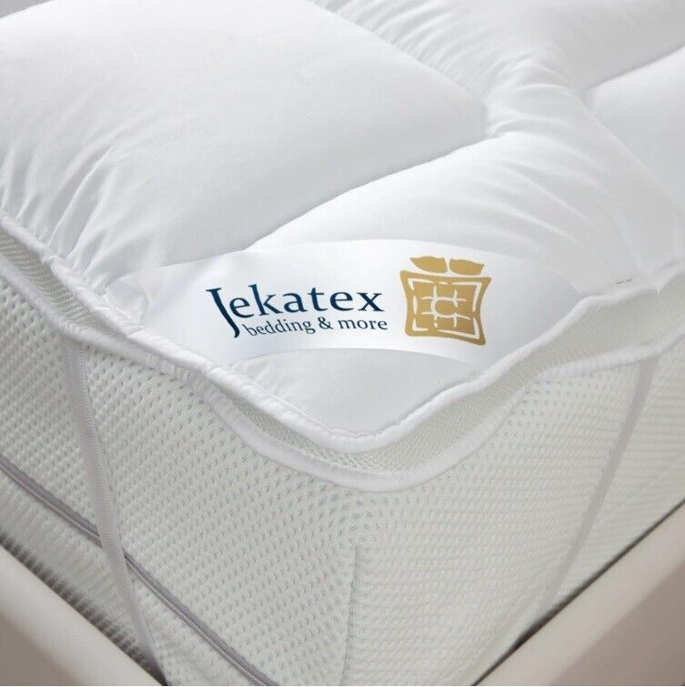Duo-Topper Matratzentopper weiß 180 x 200 cm für Doppelmatratze Jekatex