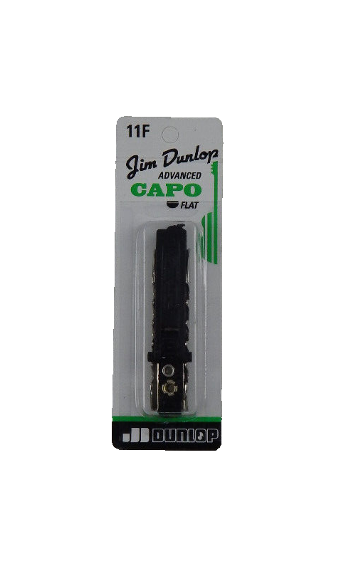 JIM DUNLOP Kapodaster Toggle Grau, Platte, mit Ratsche, Konzertgitarre 11F Flat