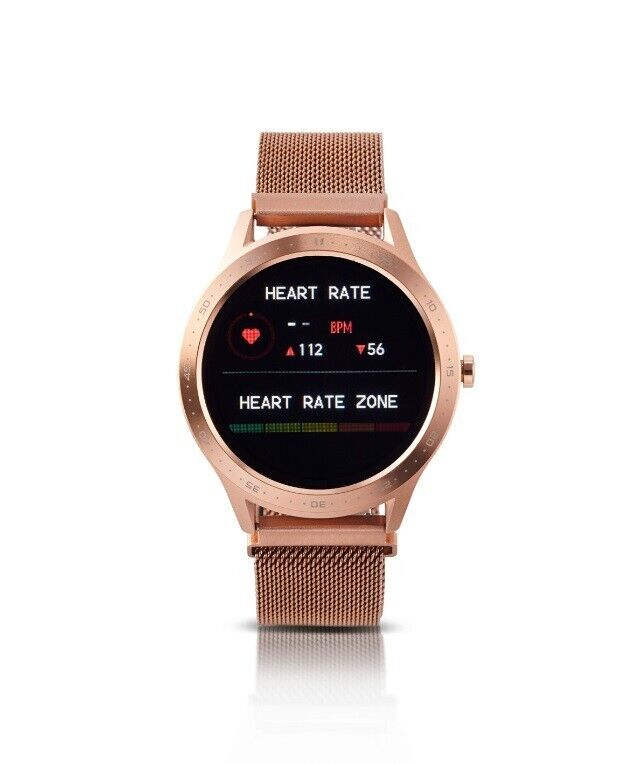 Fitnessuhr mit Full-Touchdisplay, gold Aktivitätstracker Fitness Armband
