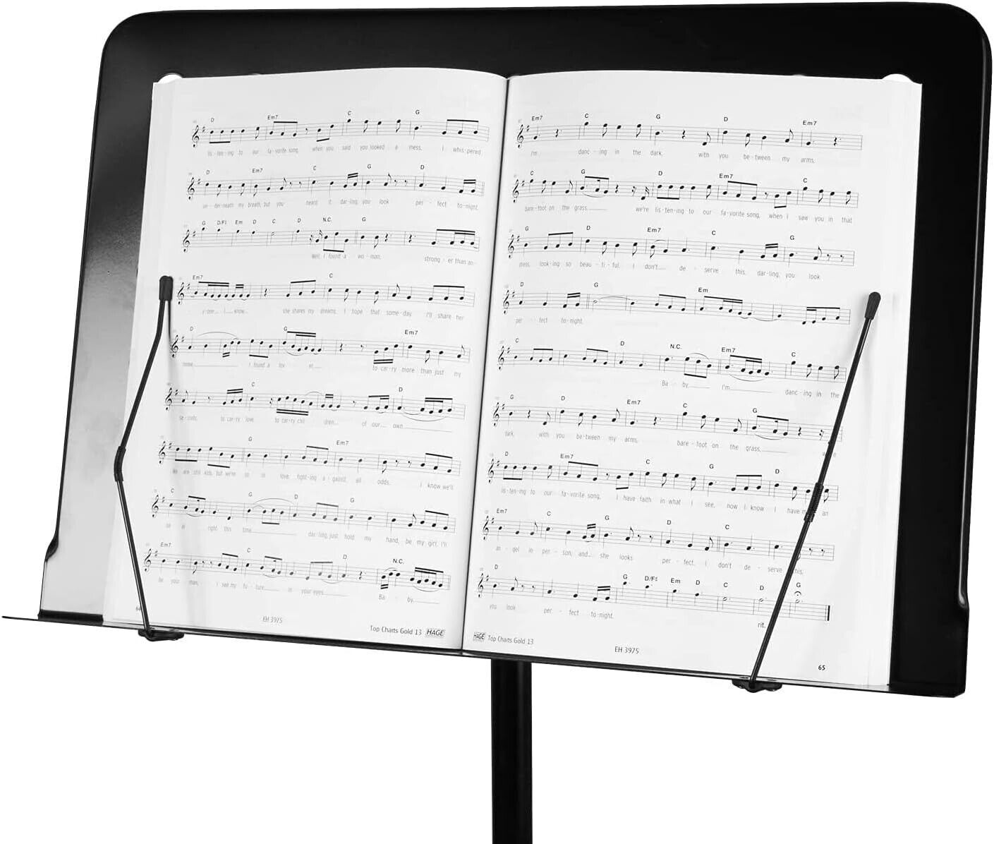 CASCHA Orchester-Pult aus Metall - stabiler Notenständer für Musikinstrumente