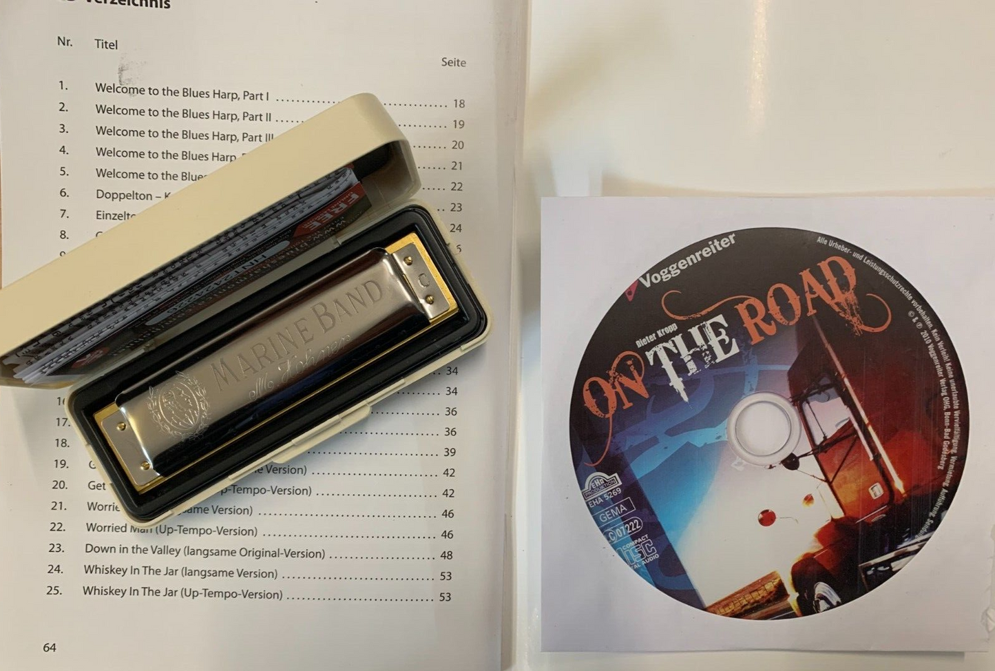 On The Road (Buch mit CD) Der Mundharmonika-Kurs für Anfänger inclusive Hohner