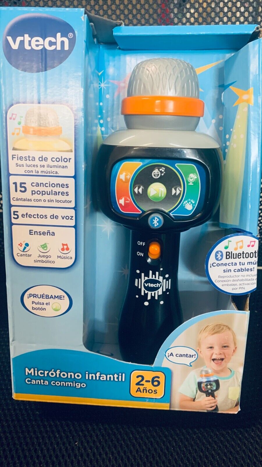 VTech Kindermikrofon Karaoke, singt mit Mir, Spielzeug für Kinder + 2 Jahre, spa