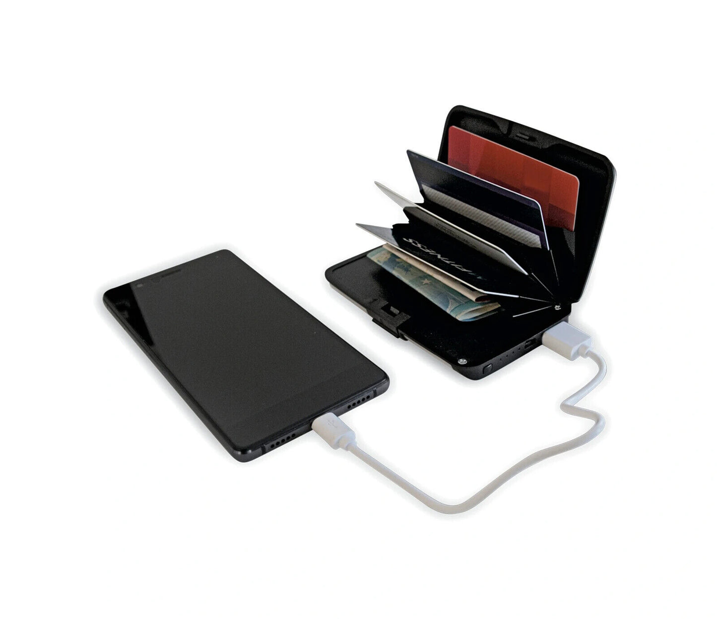 Card Guard Power Wallet Geldbeutel RFID geschuetzt-Geldboerse Portemonnaie