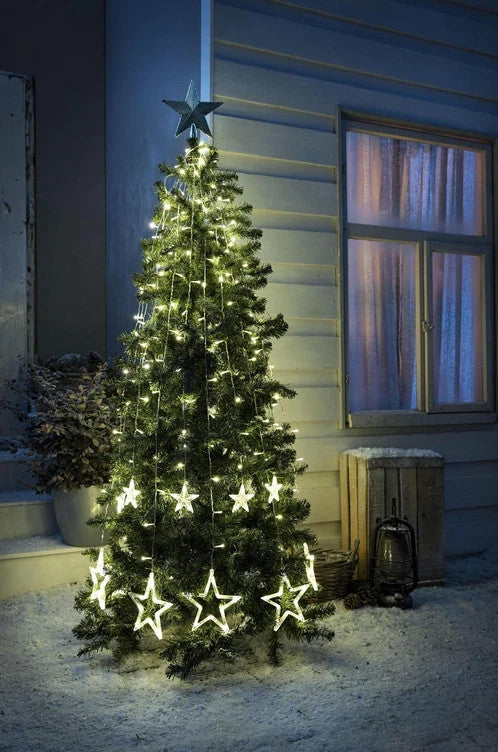 LED-Baumbeleuchtung "Sterne" 320LEDs ,Outdoor-Baumbeleuchtung mit 320 LEDs