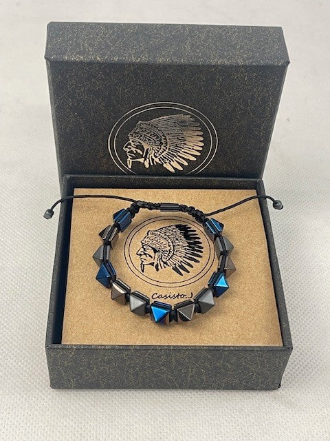 Casisto Armband Blau/Schwarz