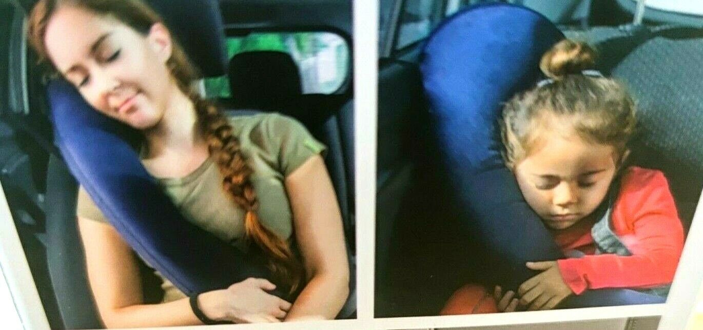 Aufblasbares Reisekissen mit Sitzbefestigung