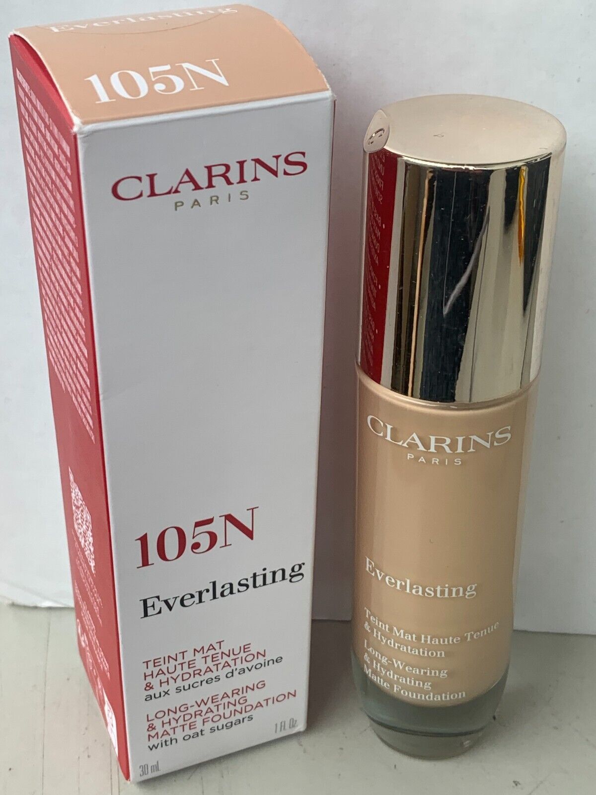 Clarins Everlasting Foundation 105 N Nude
