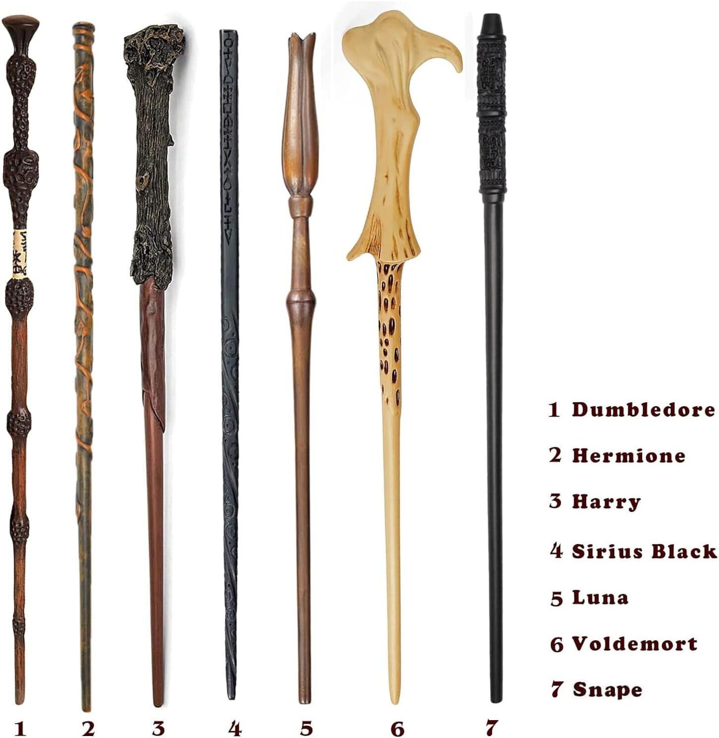 Luxus Zauberstab Wizarding World Harz Zauberstab Harry Kostüm Zubehör für Magier