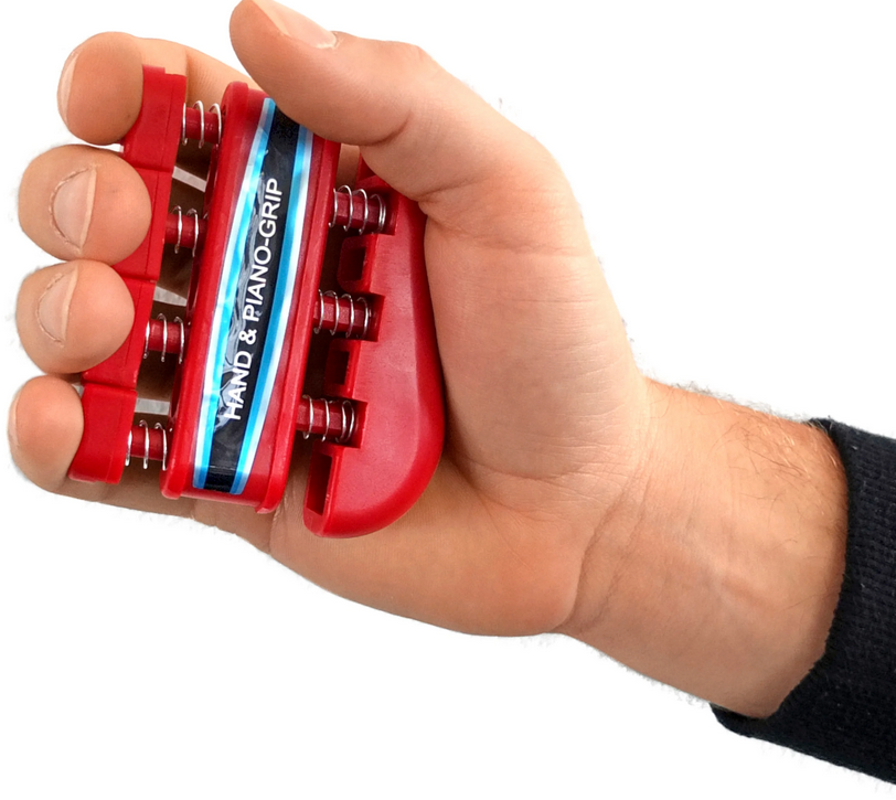 1 - SET Fitnessbänder & Fingertrainer & Fitnessarmband mit Pulsmessung