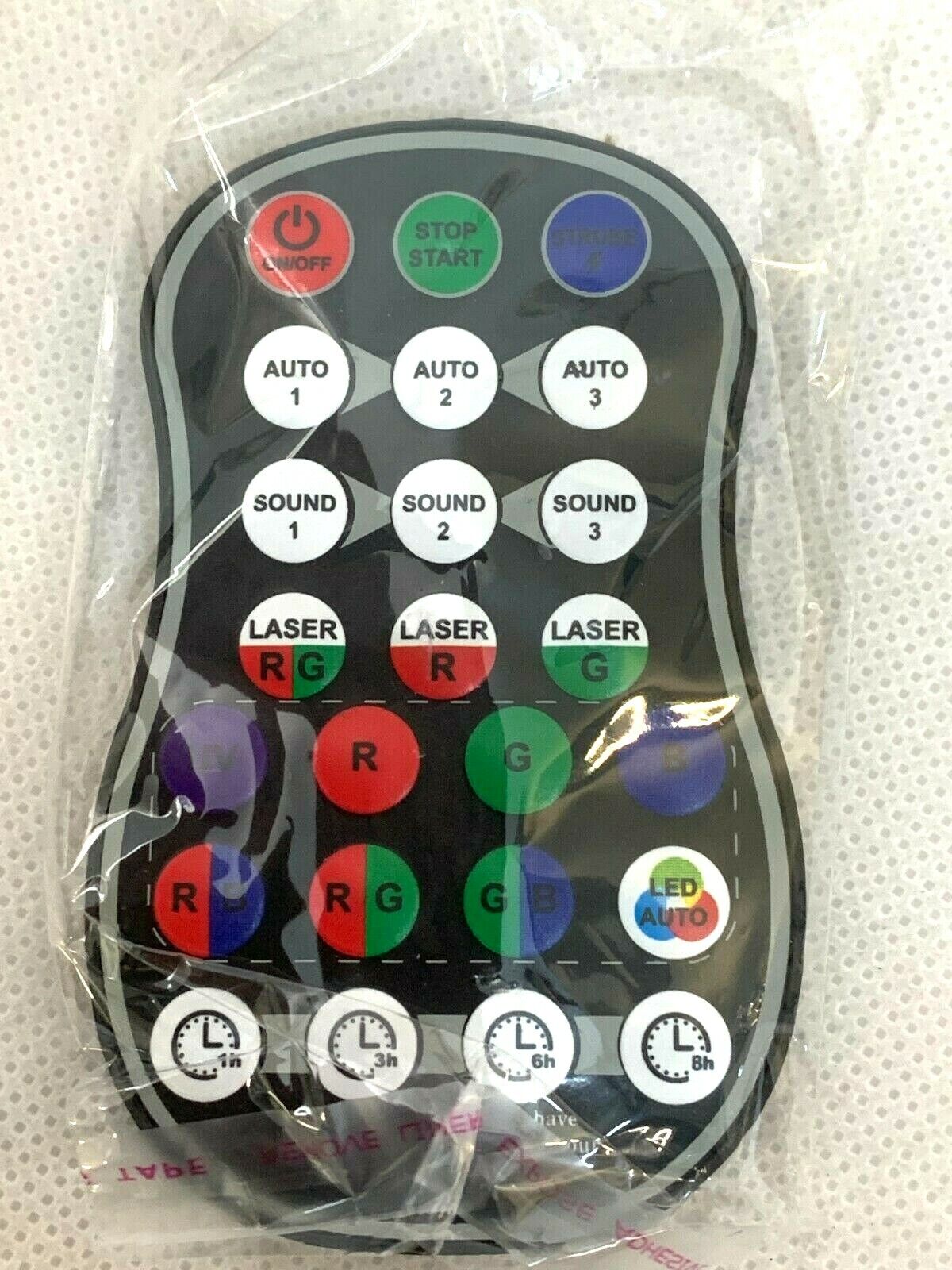 rg laser rgb uv led 8-loch lichtbühneneffekt beleuchtung mit fernbedienung auto