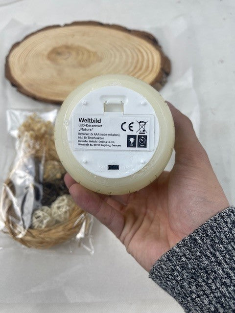 LED-Kerzenset "NATURA"