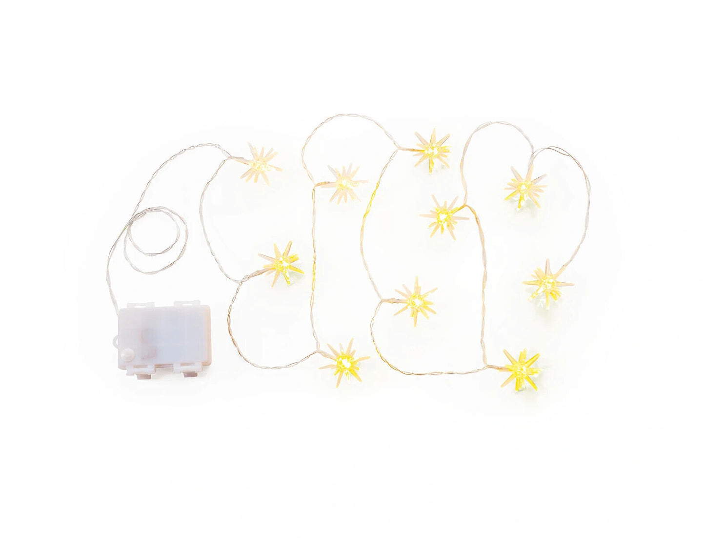 LED-Lichterkette "Polarsterne" 135 cm Gartendeko Deko LED Outdoor-Girlande