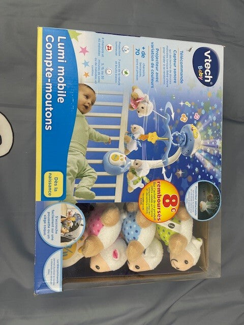 Laufstall boden mit Vtech Baby Mobile Französisch