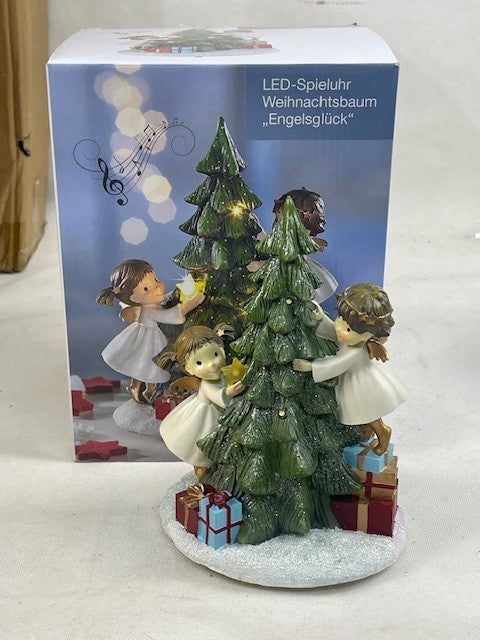 LED-Spieluhr Weihnachtsbaum "Engelsglück"