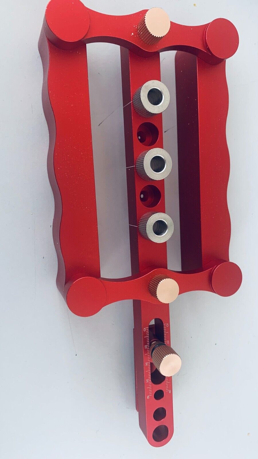 Selbstzentrierende Dübelleiste 6/8 / 10mm Holzdübelloch Bohrführung Positioniere