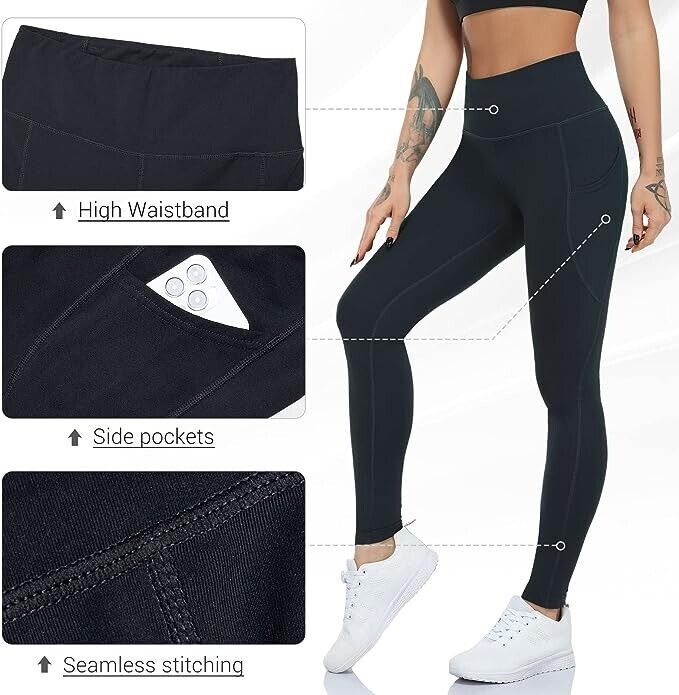 VUTRU Sport Leggings Damen Gröse S Yogahose Sportleggins für Damen High Waist Sp