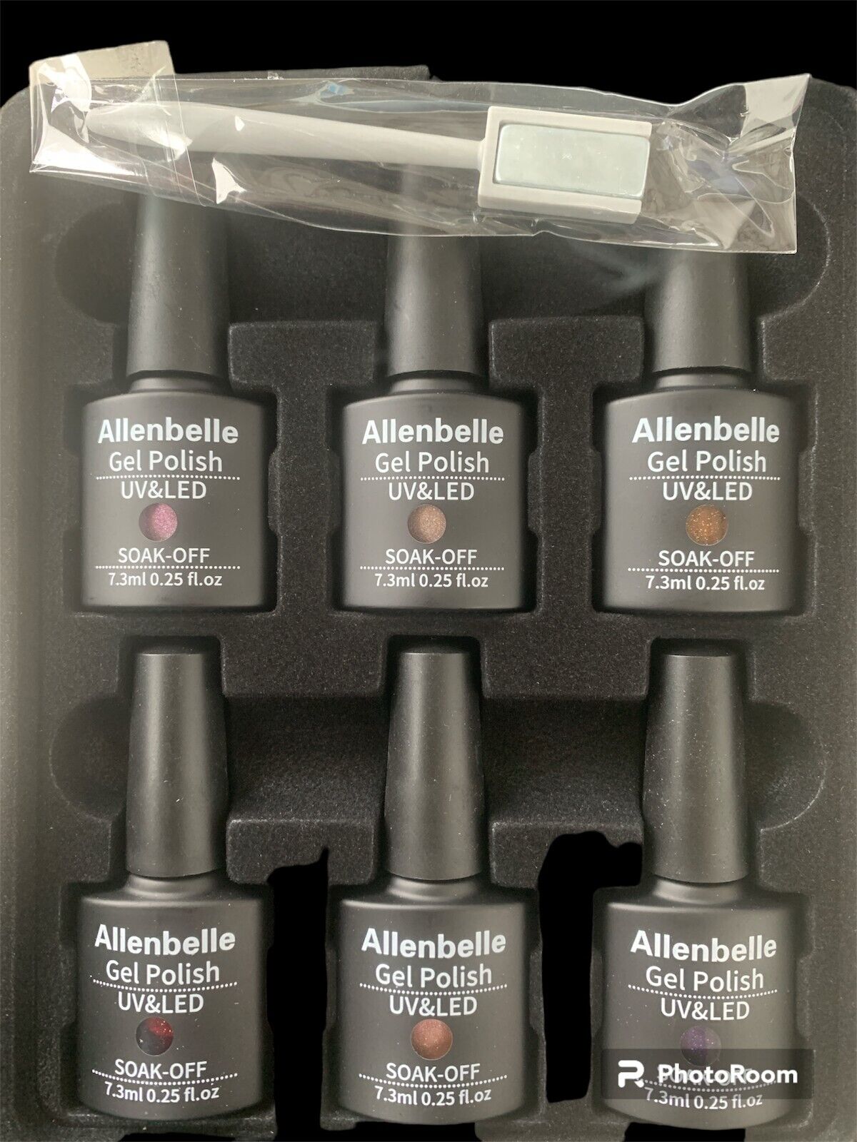 Allenbelle UV Nagellack Set 6 Farben,UV Nagellack Thermo Set 6 Farben